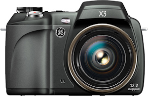 General Imaging's General Electric X3 digital camera. Photo provided by General Imaging Co. Click for a bigger picture!