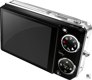 General Imaging's General Electric E1040 digital camera. Courtesy of General Imaging, with modifications by Michael R. Tomkins. Click for a bigger picture!