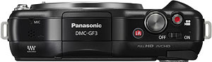 Panasonic's Lumix DMC-GF3 compact system camera. Photo provided by Panasonic Consumer Electronics Co. Click for a bigger picture!