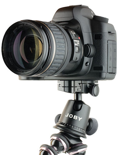 Detail of the the Ballhead X for Gorillapod Focus. Photo provided by Joby Inc. Click for a bigger picture!