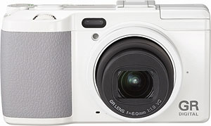 Ricoh's GR Digital IV digital camera. Photo provided by Ricoh Co. Ltd. Click for a bigger picture!