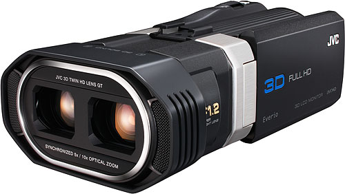 The JVC GZ-TD1 Full HD 3D camcorder. Photo provided by JVC Americas Corp. Click for a bigger picture!