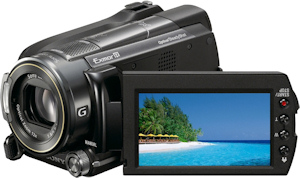 Sony HDR-XR520V digital camcorder. Photo provided by Sony Electronics. Click for a bigger picture!
