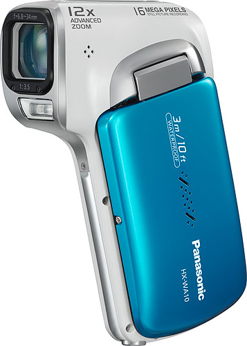 The Panasonic HX-WA10 Full-HD Camcorder. Photo provided by Panasonic Marketing Europe GmbH. Click for a bigger picture!