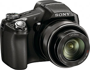 Sony's HX100V digital camera. Photo provided by Sony Electronics Inc. Click for a bigger picture!
