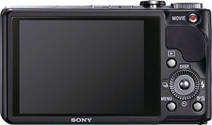 Sony's HX9V digital camera. Photo provided by Sony Electronics Inc. Click for a bigger picture!