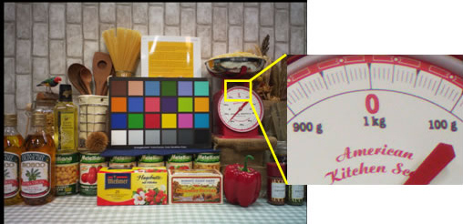 Sample images generated by "IMX060PQ", type 1/2.5 CMOS image sensor with 12.25 effective megapixels. Photo provided by Sony Corp. Click for a bigger picture!