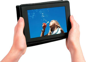 Jobo's X7 photo viewer. Courtesy of Jobo, with modifications by Michael R. Tomkins. Click for a bigger picture!