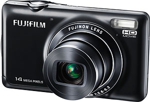 Fujifilm's FinePix JX370 digital camera. Photo provided by Fujifilm UK Ltd. Click for a bigger picture!