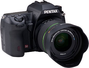 Pentax's K-5 digital SLR. Photo provided by Pentax Imaging Co. Click for a bigger picture!