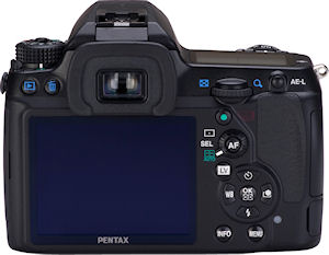 Pentax's K-5 digital SLR. Photo provided by Pentax Imaging Co. Click for a bigger picture!