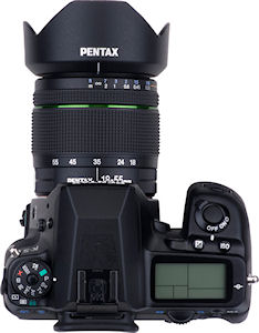 Pentax's K-5 digital SLR. Photo provided by Pentax Imaging Co. Click for a bigger picture!