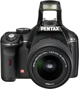 Pentax's K-x digital SLR. Photo provided by Pentax Imaging Co. Click for a bigger picture!