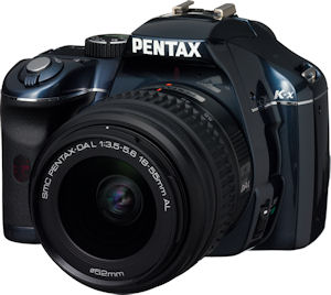 Pentax's K-x digital SLR. Photo provided by Pentax Imaging Co. Click for a bigger picture!