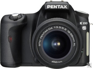 Pentax's K110D digital SLR. Copyright &copy; 2006, The Imaging Resource. All rights reserved. Click for a bigger picture!