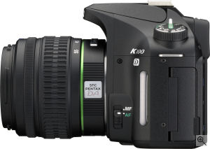 Pentax's K110D digital SLR. Copyright &copy; 2006, The Imaging Resource. All rights reserved. Click for a bigger picture!