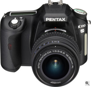 Pentax's K110D digital SLR. Copyright &copy; 2006, The Imaging Resource. All rights reserved. Click for a bigger picture!