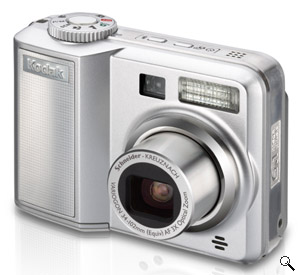 Kodak's EasyShare C663 digital camera. Courtesy of Kodak, with modifications by Michael R. Tomkins. Click for a bigger picture!
