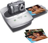 Kodak's EasyShare Printer Dock 4000. Courtesy of Kodak Germany, with modifications by Michael R. Tomkins.