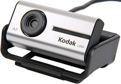The two megapixel autofocus Kodak L200 webcam. Photo provided by Sakar International Inc. Click for a bigger picture!
