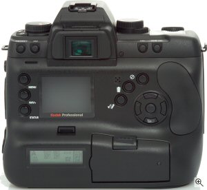 Kodak's DCS Pro SLR/c digital camera. Courtesy of Eastman Kodak Co., with modifications by Michael R. Tomkins. Click for a bigger picture!