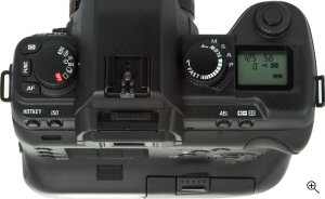 Kodak's DCS Pro SLR/c digital camera. Courtesy of Eastman Kodak Co., with modifications by Michael R. Tomkins. Click for a bigger picture!