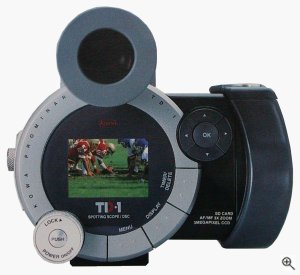 Kowa's TD-1 Super Telephoto Zoom digital camera / spotting scope. Courtesy of Kowa, with modifications by Michael R. Tomkins. Click for a bigger picture!