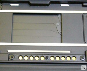 Electrical connections in the LEICA R9 camera body. Courtesy of Leica, with modifications by Michael R. Tomkins. Click for a bigger picture!