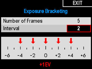 A menu screen from Leica's S2 digital SLR. Courtesy of Leica, with modifications by Michael R. Tomkins.