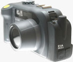 Ricoh's 500SE digital camera with SE-2 GPS module. Photo provided by Ricoh Americas Corp.