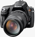 Sony's Alpha DSLR-A390 digital camera. Photo provided by Sony Electronics Inc.