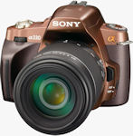 Sony's Alpha DSLR-A330 digital SLR. Photo provided by Sony Electronics Inc.