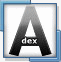 ActionDex's logo. Courtesy of PicsToBits, with modifications by Michael R. Tomkins. Click to visit the PicsToBits website!