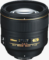 Nikon's AF-S NIKKOR 85mm f/1.4G ED lens. Photo provided by Nikon Inc.