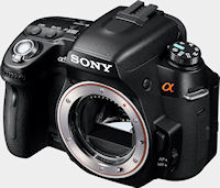 Sony's Alpha DSLR-A560 digital SLR. Photo provided by Sony Electronics Inc.