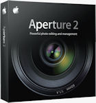 Apple's Aperture 2 packaging. Courtesy of Apple, with modifications by Michael R. Tomkins..