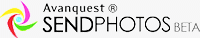 Avanquest's SendPhotos logo. Click here to visit the SendPhotos website!