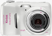 Kodak's EasyShare C1530 digital camera, Susan G. Komen edition. Image provided by Eastman Kodak Co.