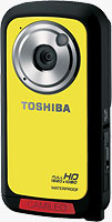 The Toshiba CAMILEOBW10 camcorder. Photo provided by Toshiba America Information Systems, Inc.
