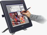 Wacom's Cintiq 18SX interactive pen display. Courtesy of Wacom, with modifications by Michael R. Tomkins.