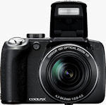 Nikon's Coolpix P80 digital camera. Courtesy of Nikon, with modifications by Michael R. Tomkins.