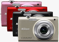 Nikon's Coolpix S2500 digital camera. Image provided by Nikon UK Ltd.