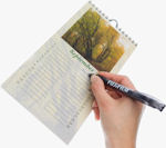 Fujifilm's Crystal Archive Writable photo paper. Courtesy of Fujifilm, with modifications by Michael R. Tomkins.