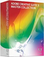 Adobe's CS3 Master Collection product packaging. Photo provided by Adobe Systems Inc.