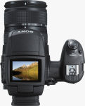 Sony's Cyber-shot DSC-R1 digital camera. Courtesy of Sony, with modifications by Michael R. Tomkins.