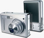 BenQ's DC-E600 digital camera. Courtesy of BenQ, with modifications by Michael R. Tomkins.