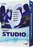 Corel's Digital Studio 2010 product packaging. Photo provided by Corel Corp.
