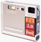 Minolta's DiMAGE X digital camera. Copyright © 2002, The Imaging Resource.  All rights reserved.