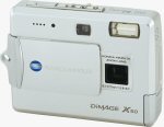 Konica Minolta's DiMAGE X50 digital camera. Courtesy of Konica Minolta, with modifications by Michael R. Tomkins.
