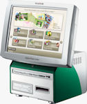 Fujifilm's DPC7 print order terminal. Courtesy of Fujifilm, with modifications by Michael R. Tomkins.